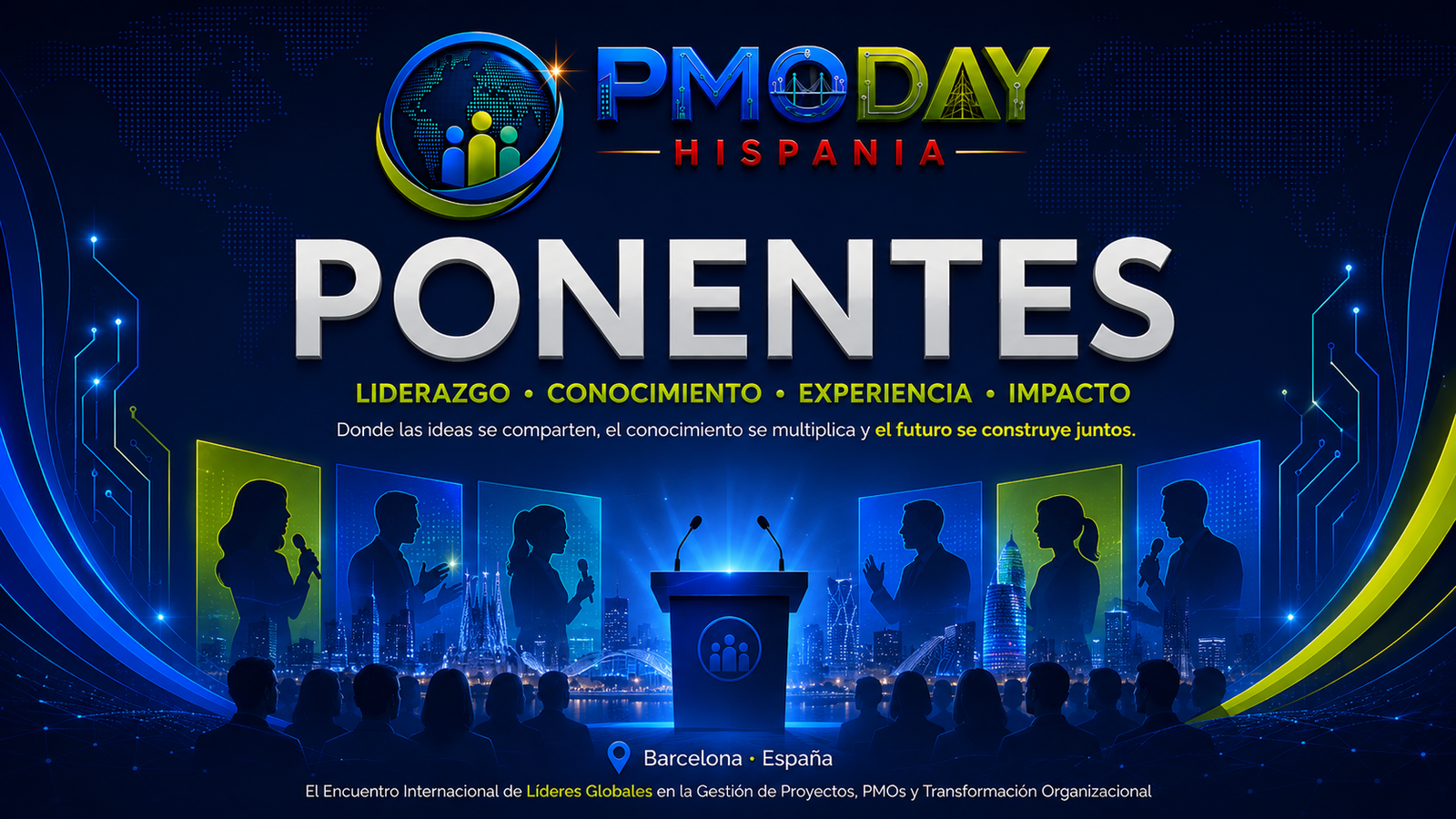 PMO DAY HISPANIA 2027 · Ponentes